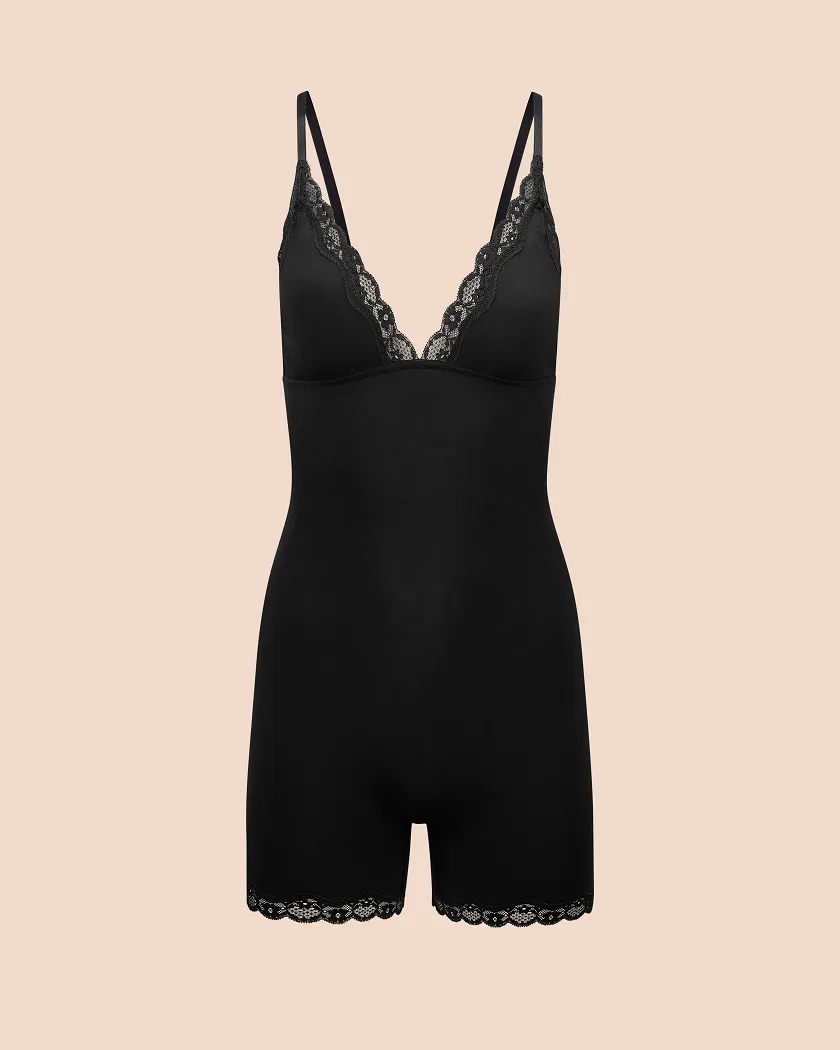 Jersey Romper Black Unlined lounge bundle Still 2