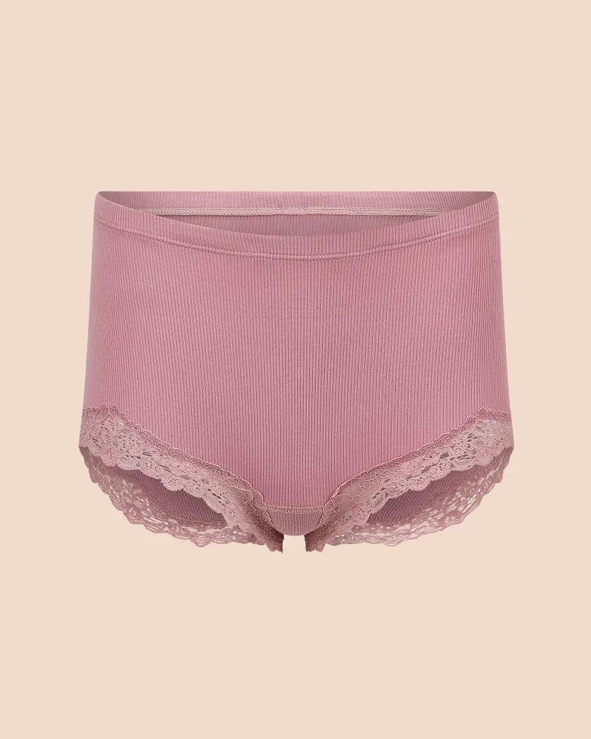 Rib Shortie Medium Purple panty bundle Still 2