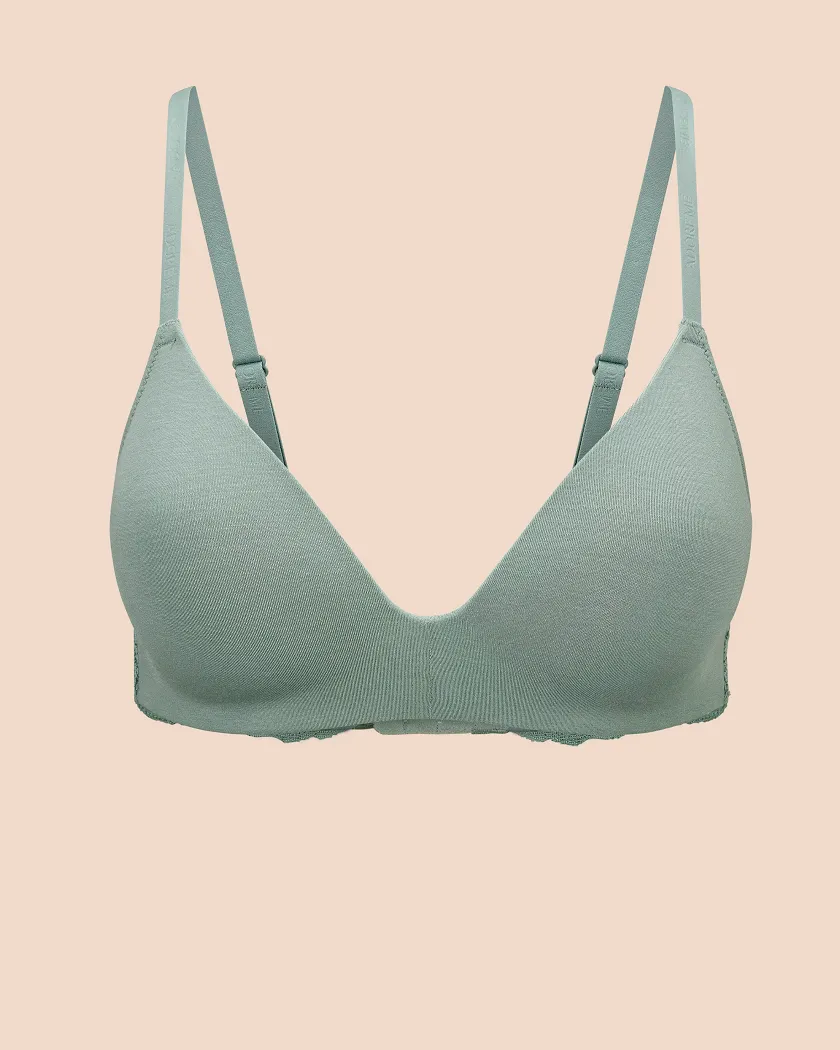 Harlowe Medium Green 2 Contour bra bundle Still 3