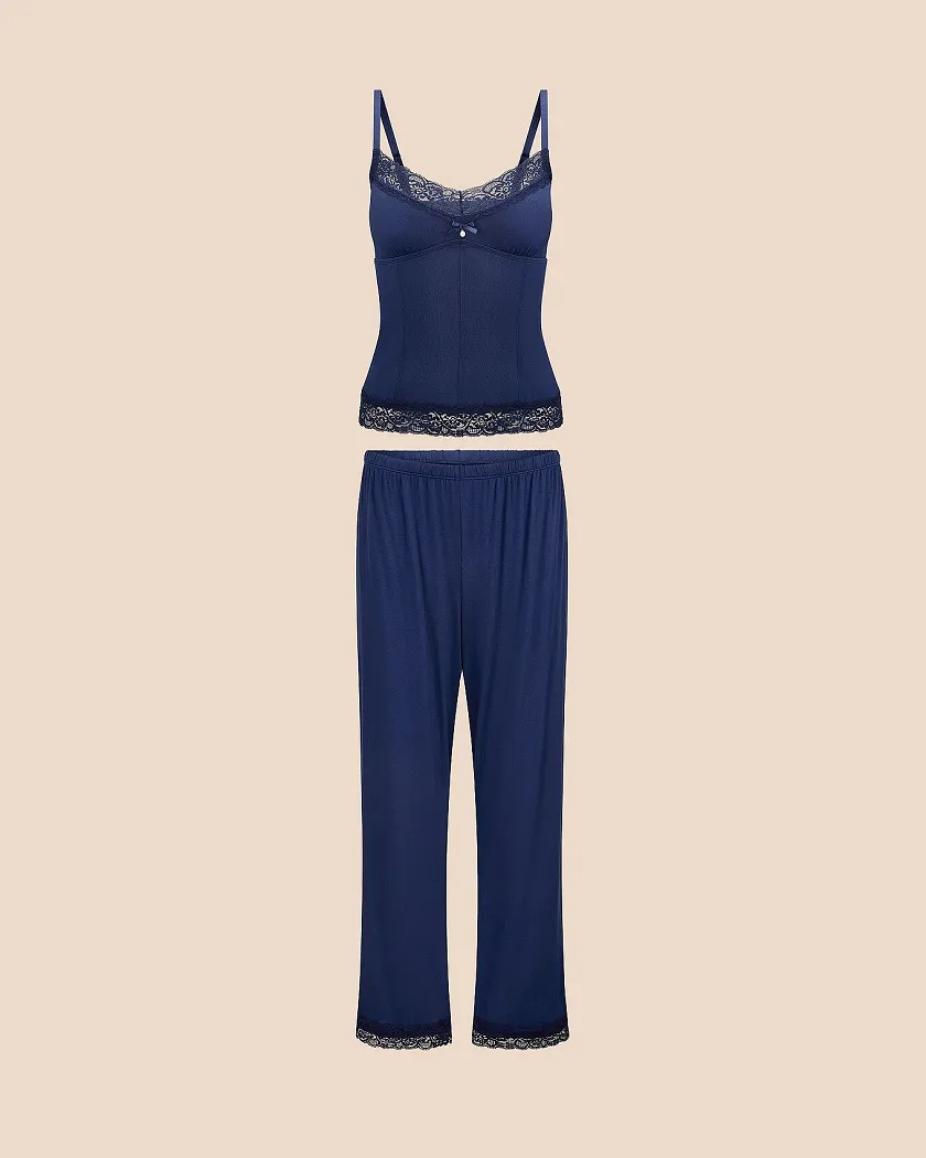 Suzanna Dark Blue sleepwear bundle Still 3