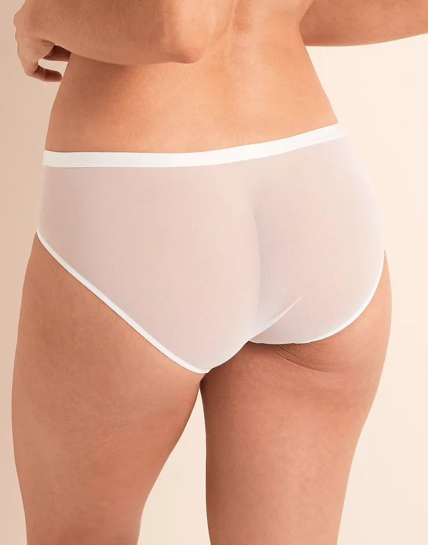 Fallon Hipster White panty bundle Model 2