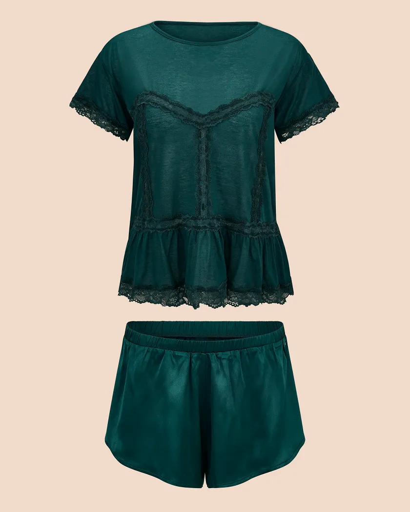 Patrice Dark Green sleepwear bundle Still 3