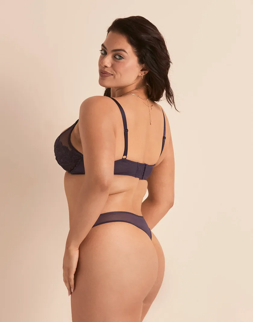 Cam Dark Purple 2 Unlined bra bundle Model 9