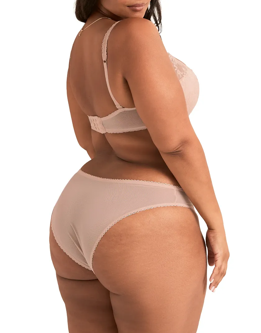 Alexiane Medium Pink 2 Push Up bra bundle Model 8