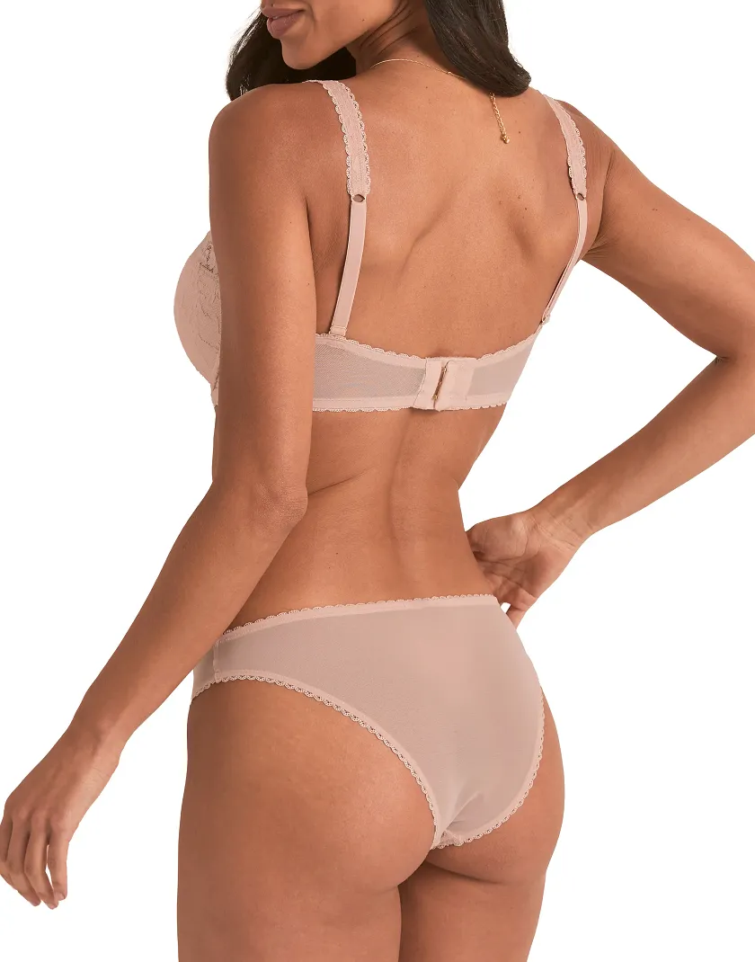Alexiane Medium Pink 2 Push Up bra bundle Model 7
