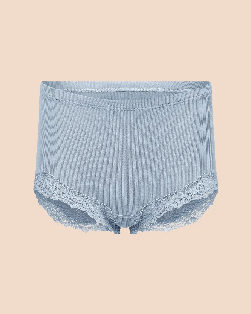 Rib Shortie Light Blue panty bundle Still 2