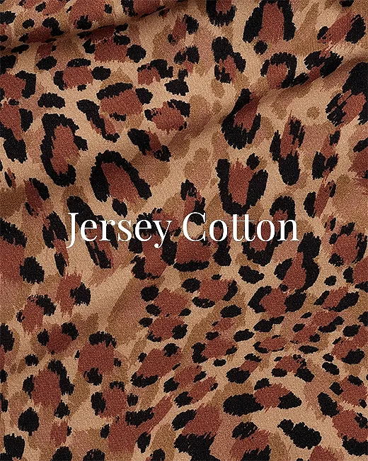 Jersey Cami Animal Brown Unlined lounge bundle Swatch 4