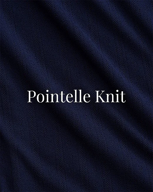 Pointelle Scoop Dark Blue Unlined bra bundle Swatch 5