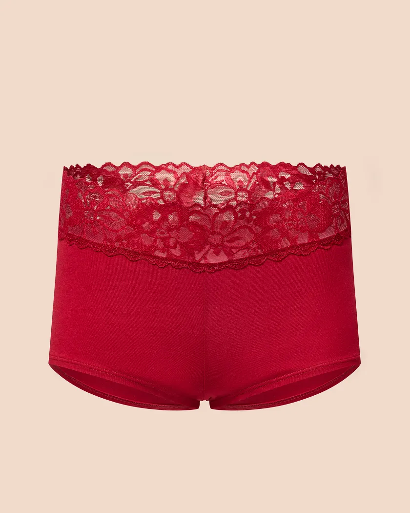 Leondre C1 Shortie Dark Red panty bundle Still 3