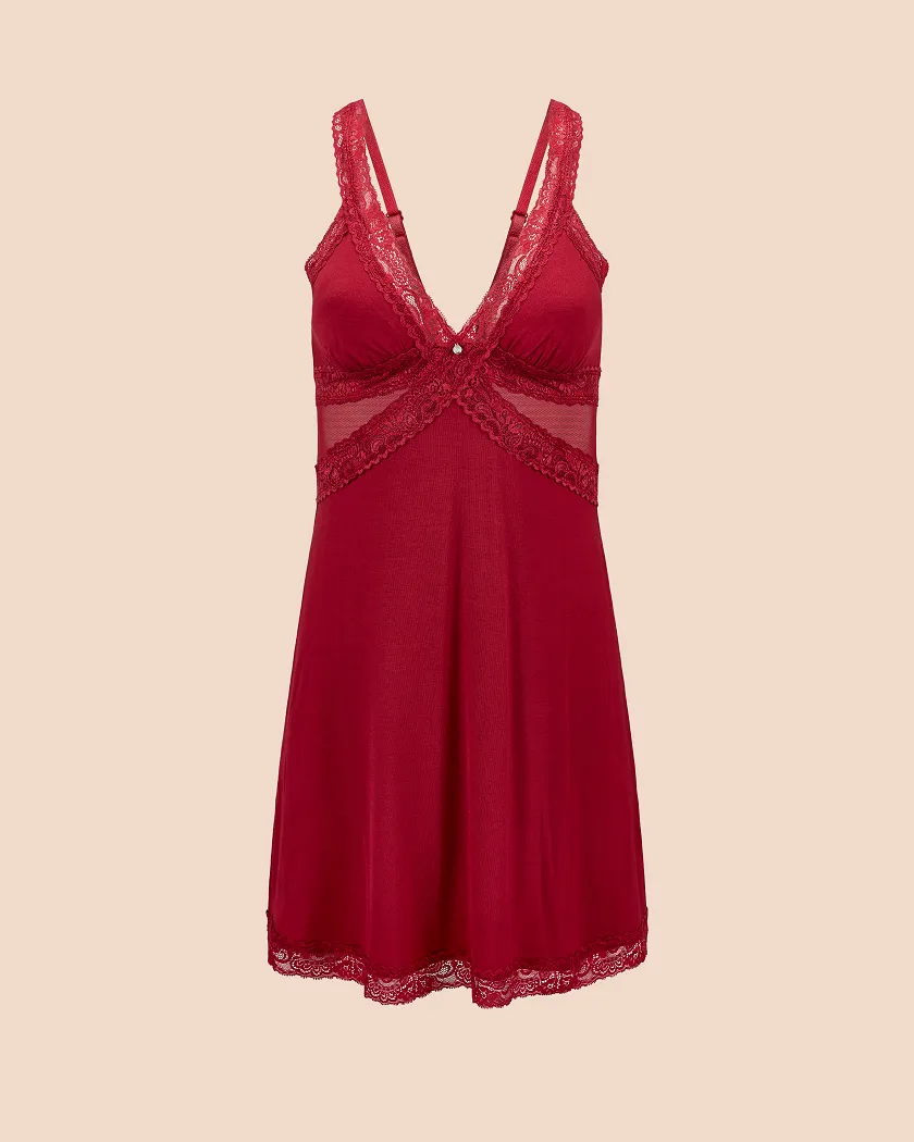 Primrose B1 Dark Red sleepwear bundle Still 3