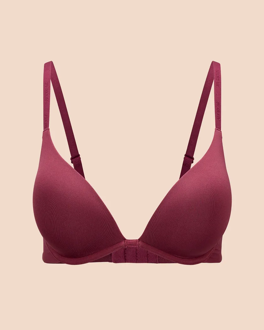 Natalya Dark Red Push Up bra bundle Still 3