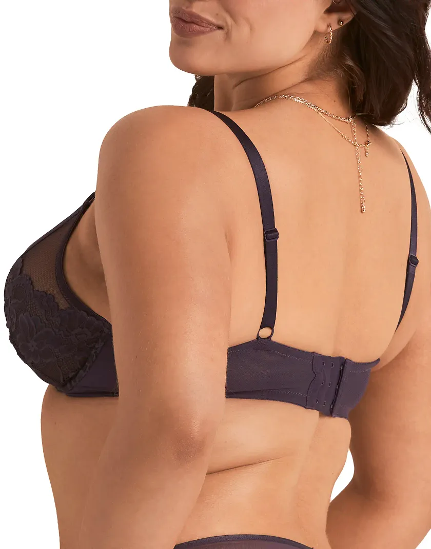 Cam Dark Purple 2 Unlined bra bundle Model 4