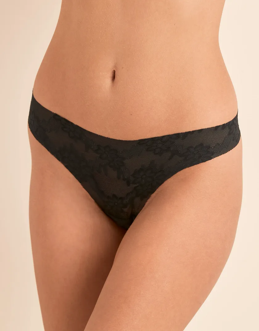 Remy Thong Black panty bundle Model 3