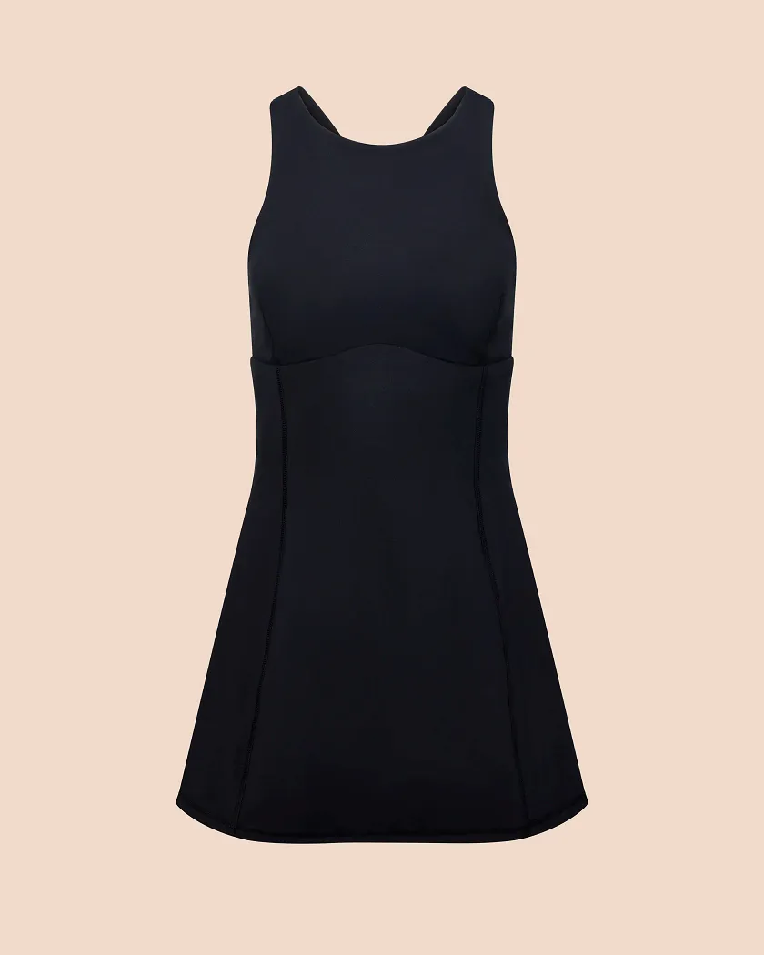 Daphnie Black Lined activewear bundle Still 3