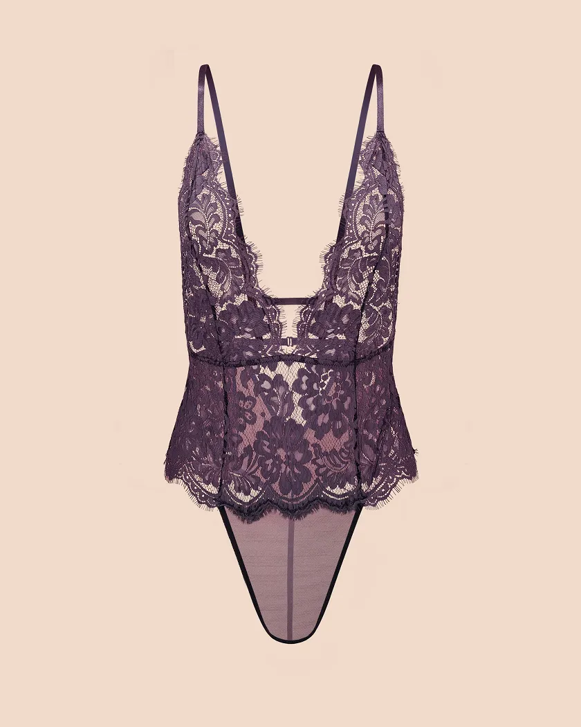 Annushka Dark Purple Unlined lingerie bundle Still 2