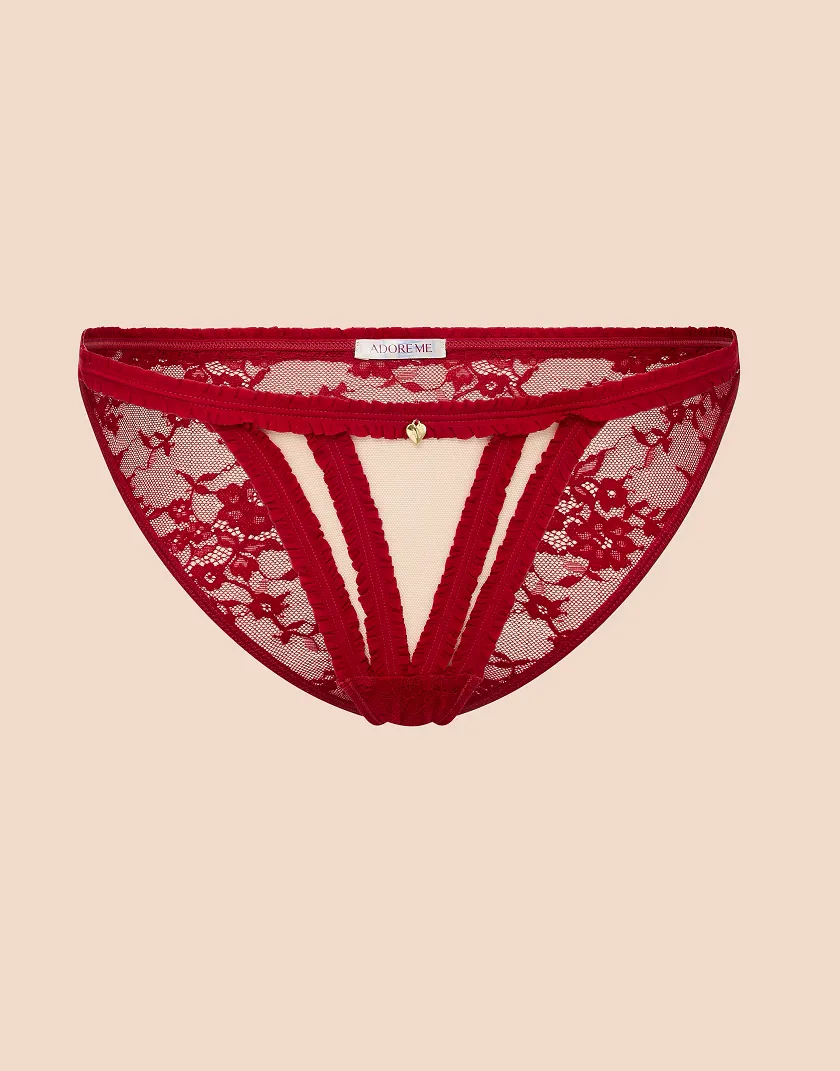 Lovisa Cheeky Dark Red panty bundle Still 2