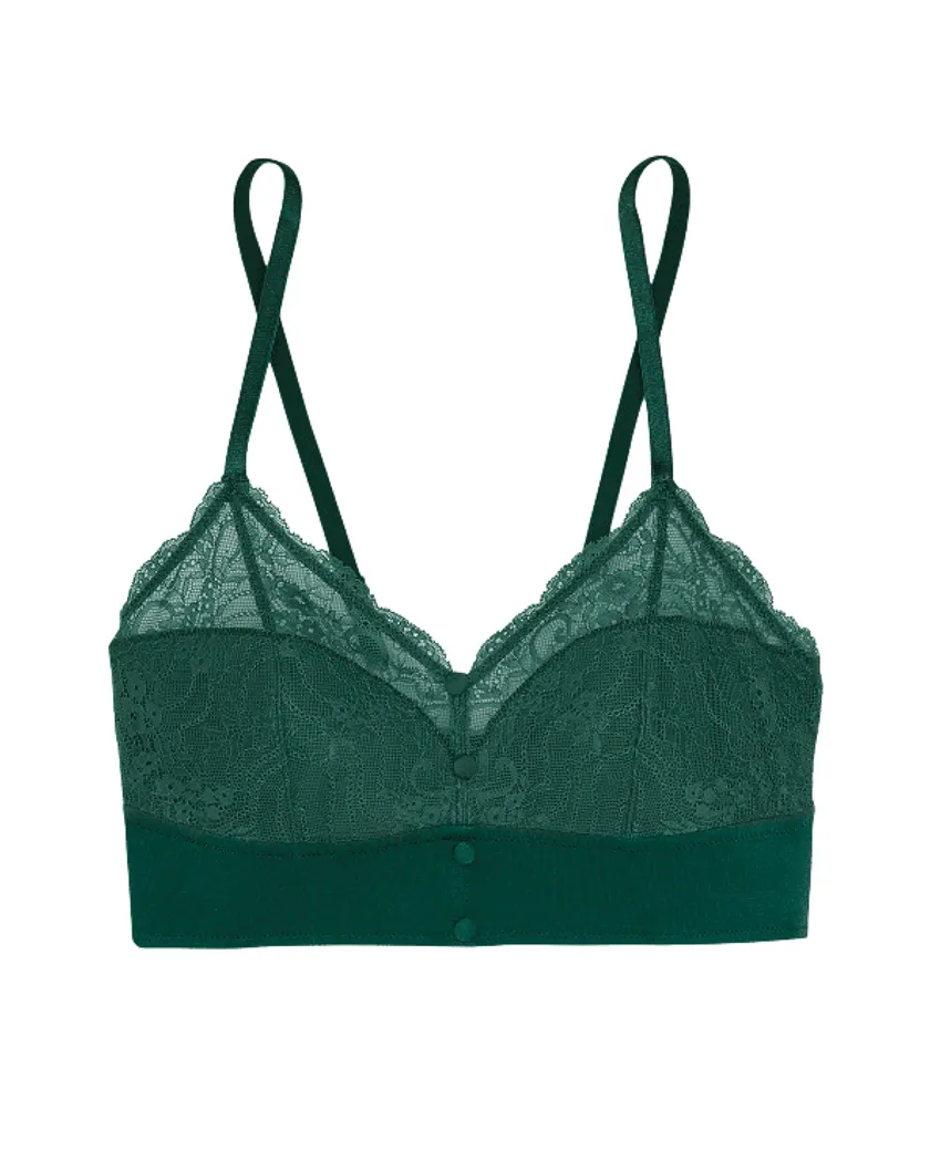 Anja Dark Green 2 Unlined bra bundle Still 3