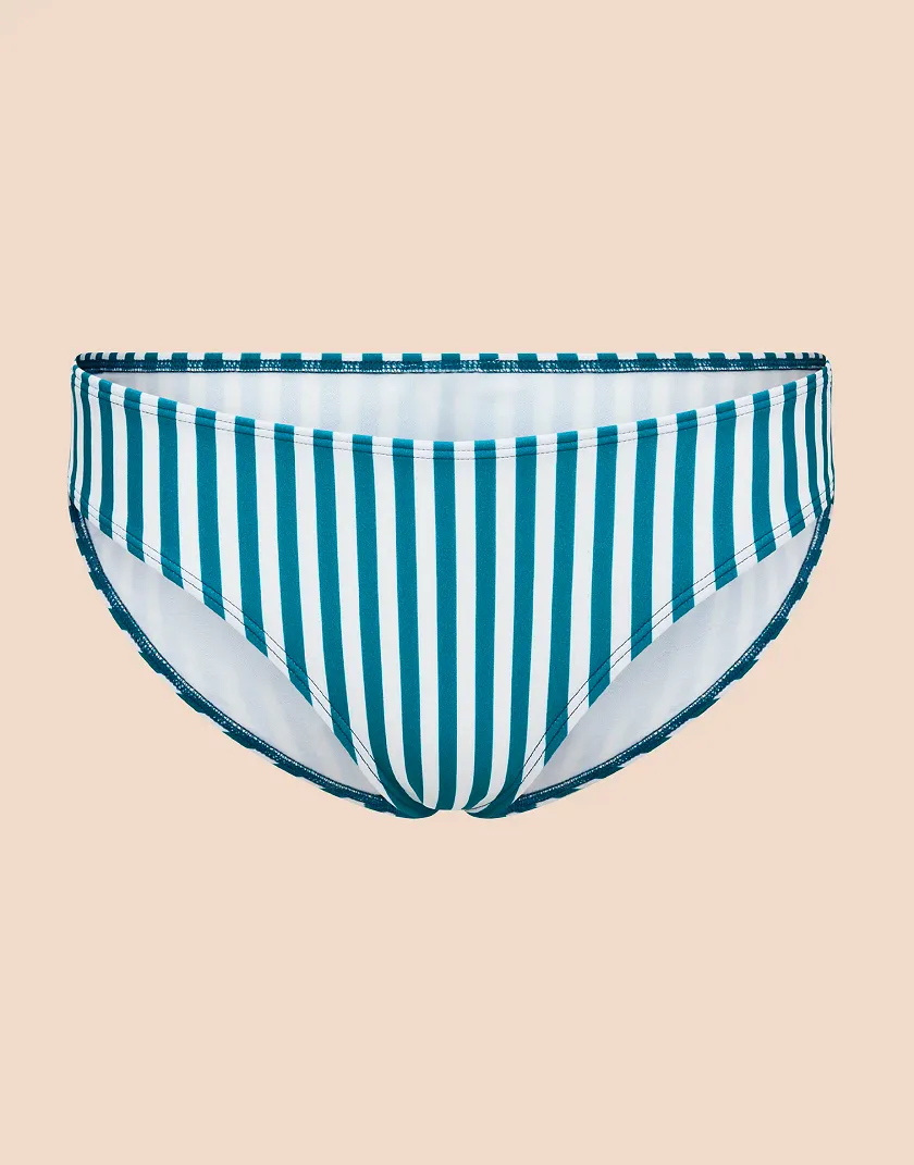 Shelbie B1 Stripe Blue swimwear bundle Still 3