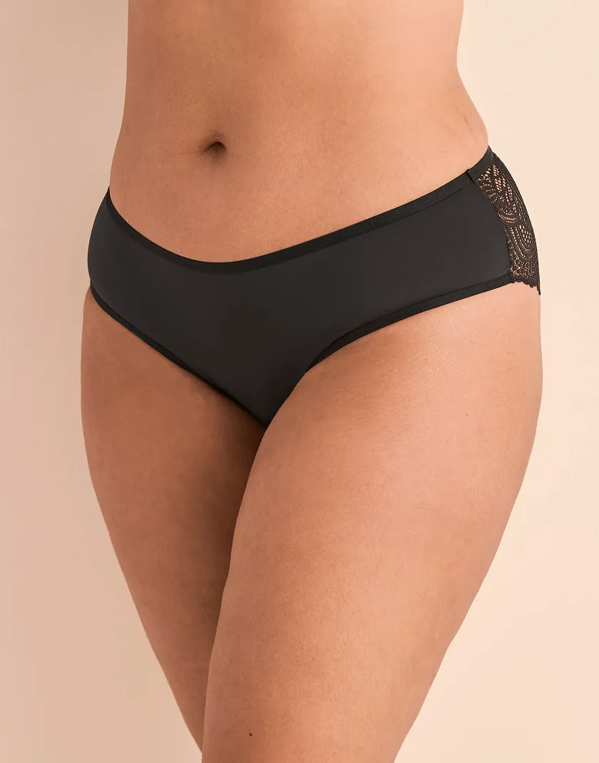 Allyce Hipster Black Plus panty bundle Model 5