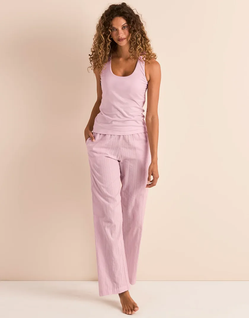 Kirsten Light Pink Lined lounge bundle Model 6