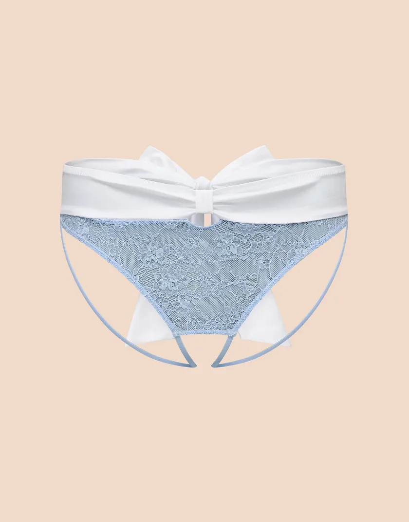 Amaya Crotchless Medium Blue panty bundle Still 2