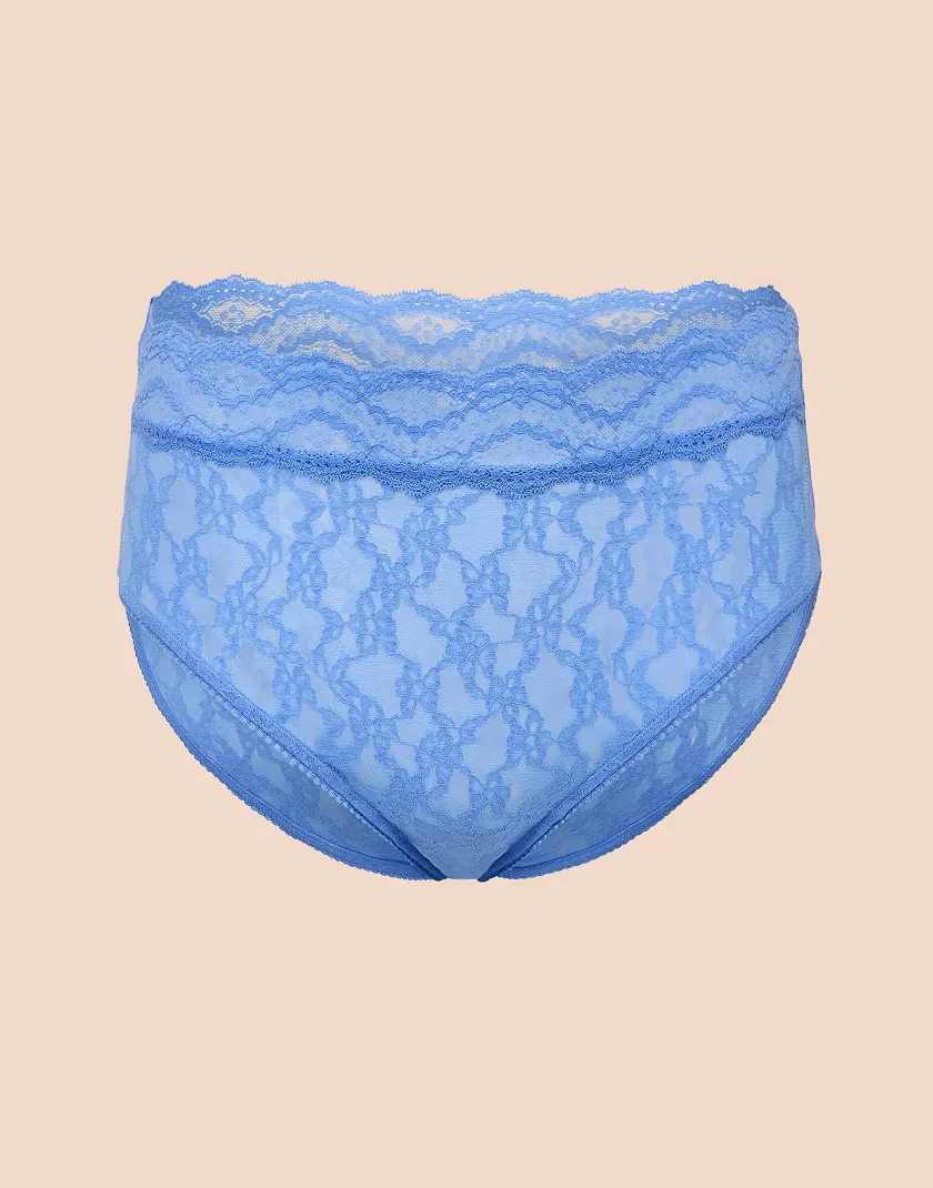 Marine High Waisted Medium Blue panty bundle Still 3