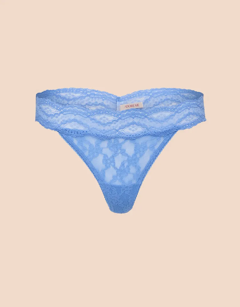 Maylis Thong Medium Blue panty bundle Still 3