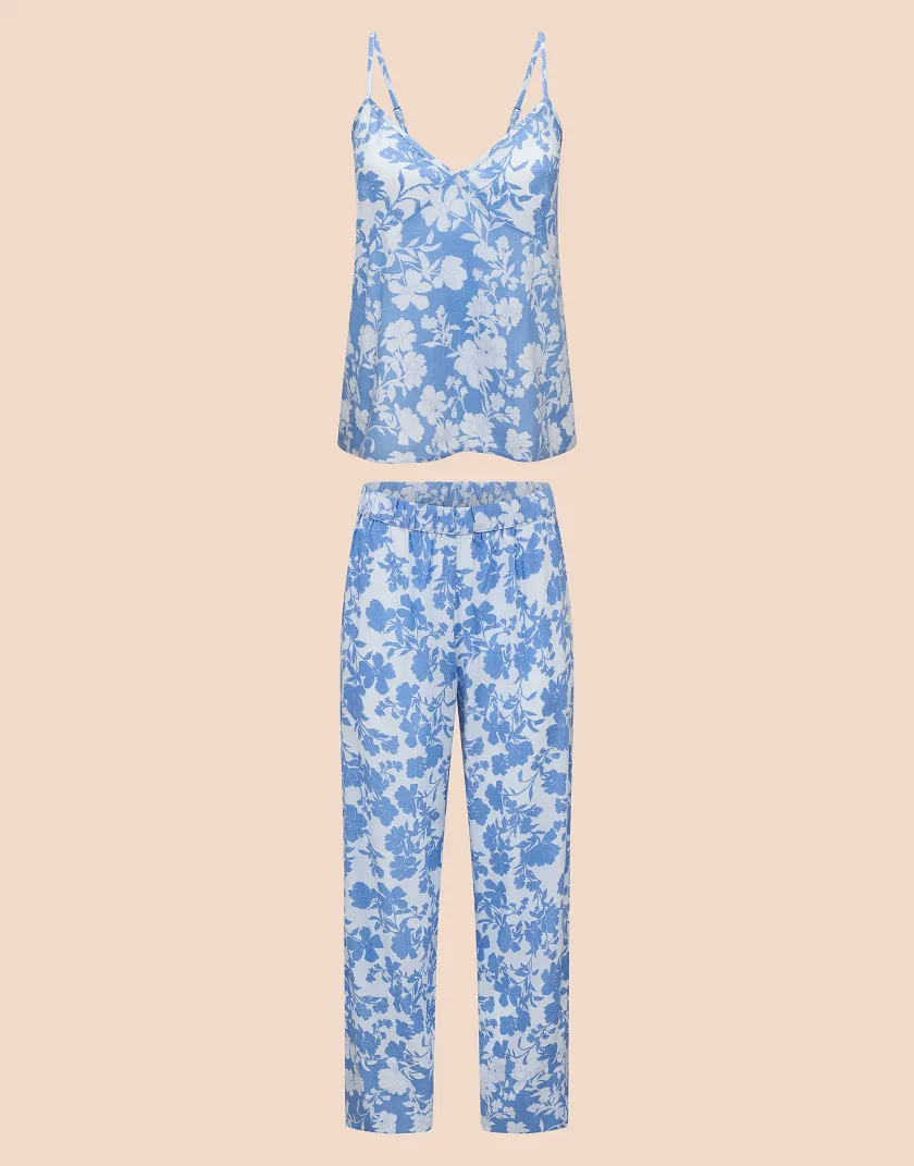 Nessa Floral Blue sleepwear bundle Still 3