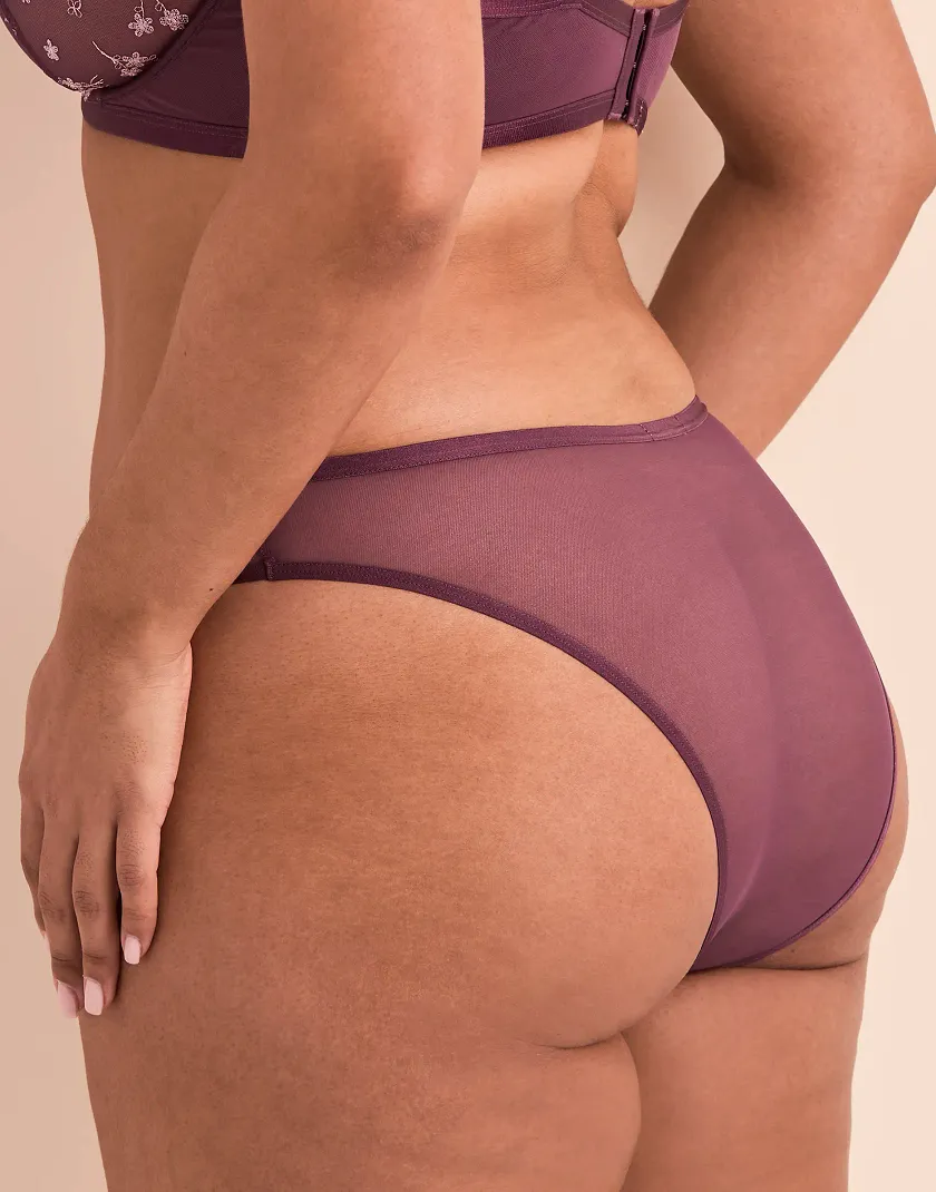 Clementin Brazilian Dark Purple panty bundle Model 4