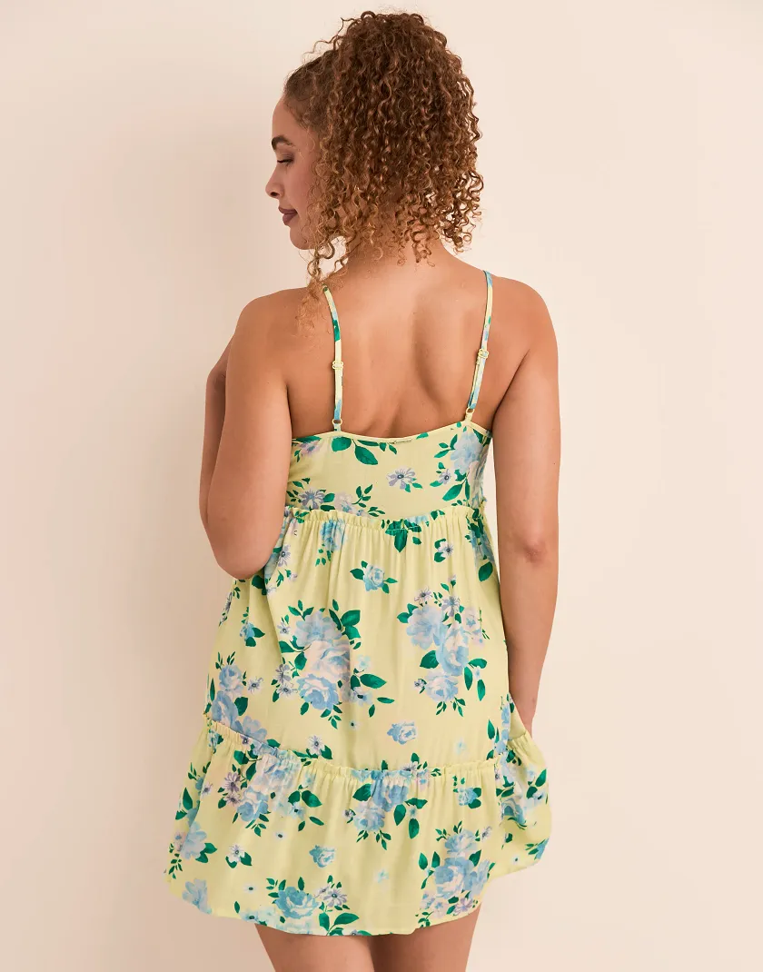 Dove Floral Yellow sleepwear bundle Model 3