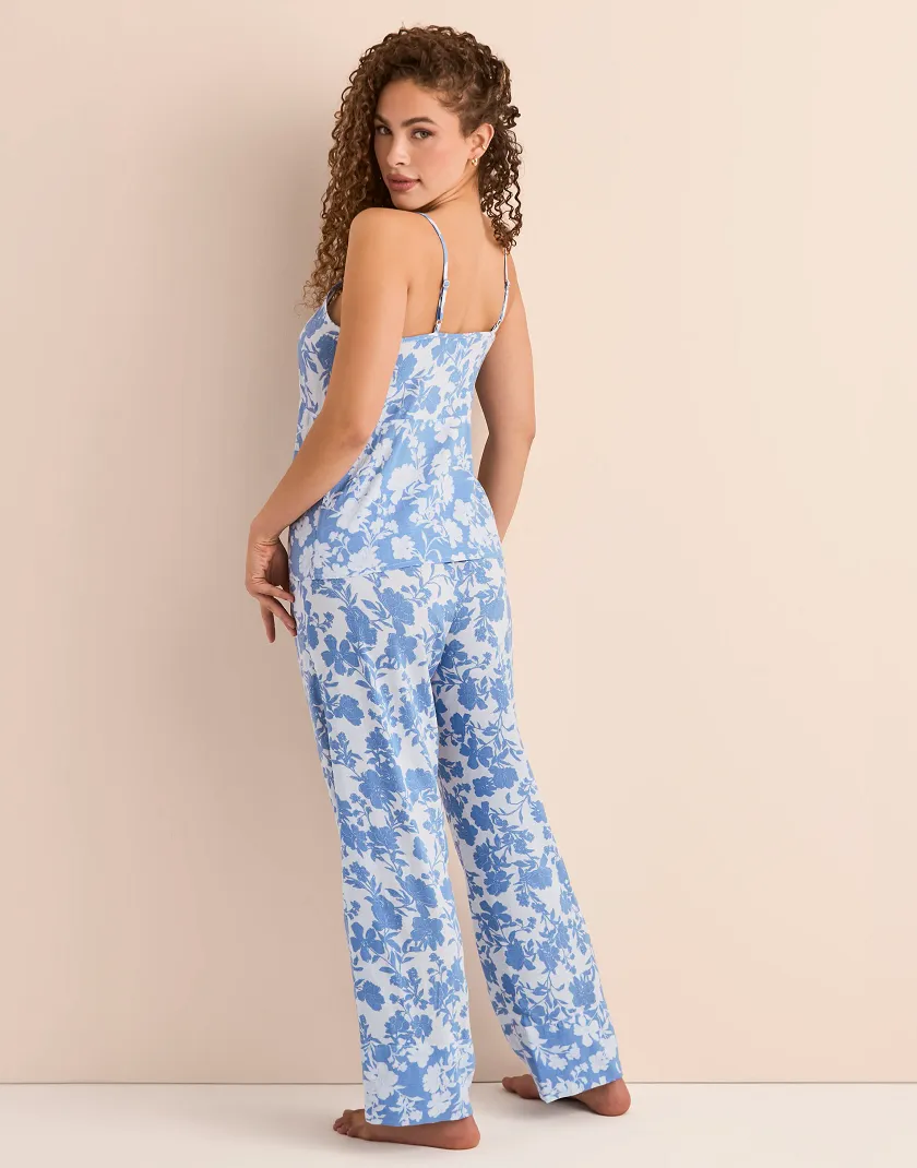 Nessa Floral Blue sleepwear bundle Model 4