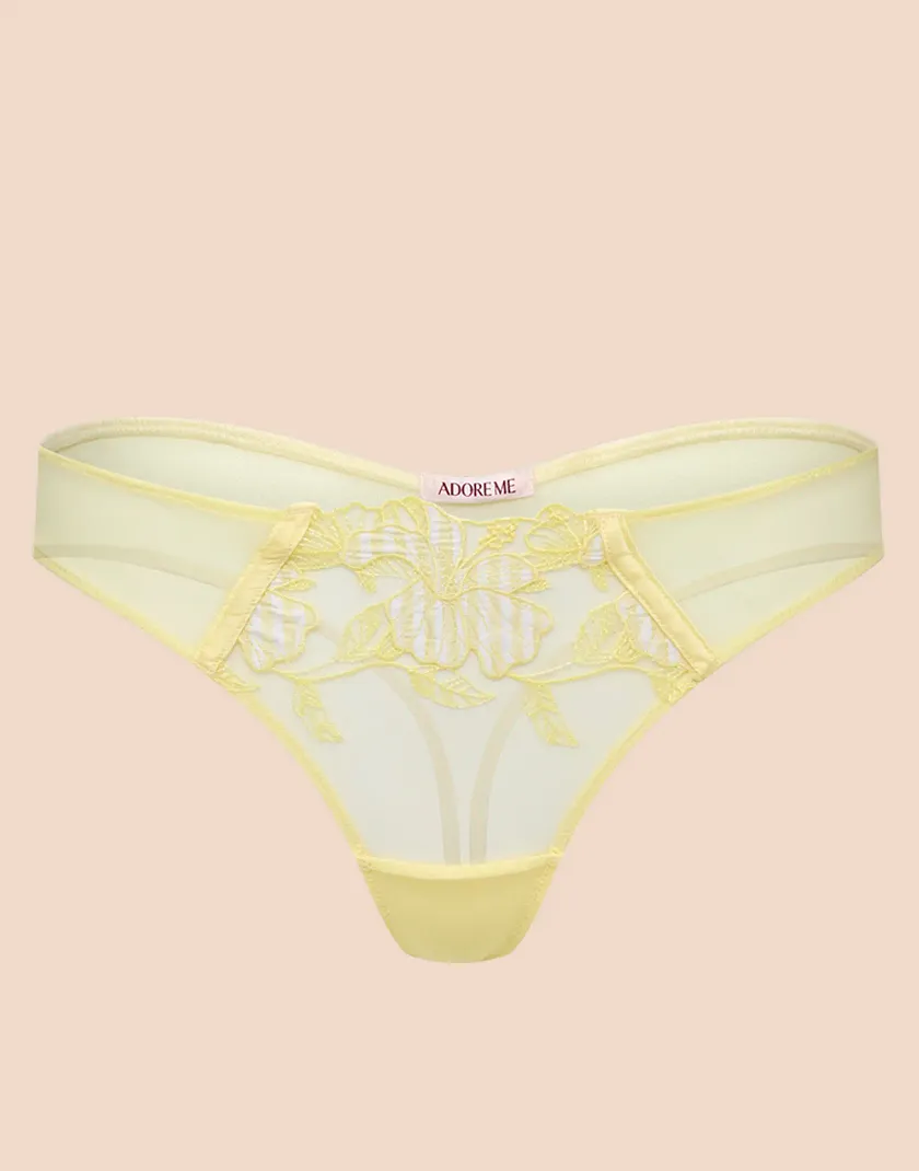 Carole Thong Stripe Yellow panty bundle Still 3