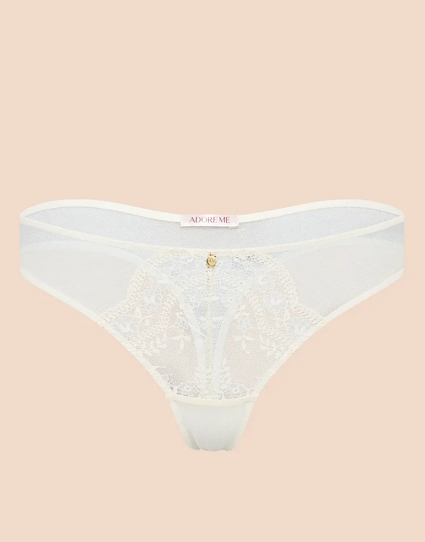 Elea Thong White panty bundle Still 3