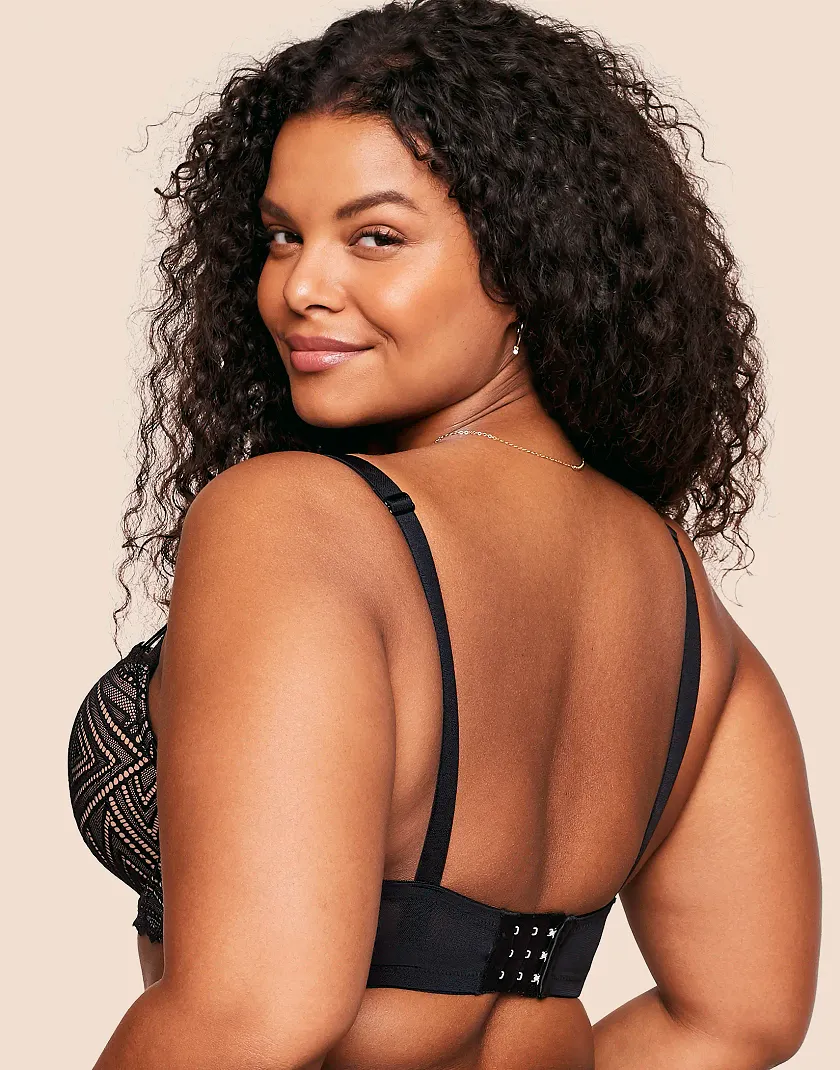 Trezza Black 2 Contour bra bundle Model 4