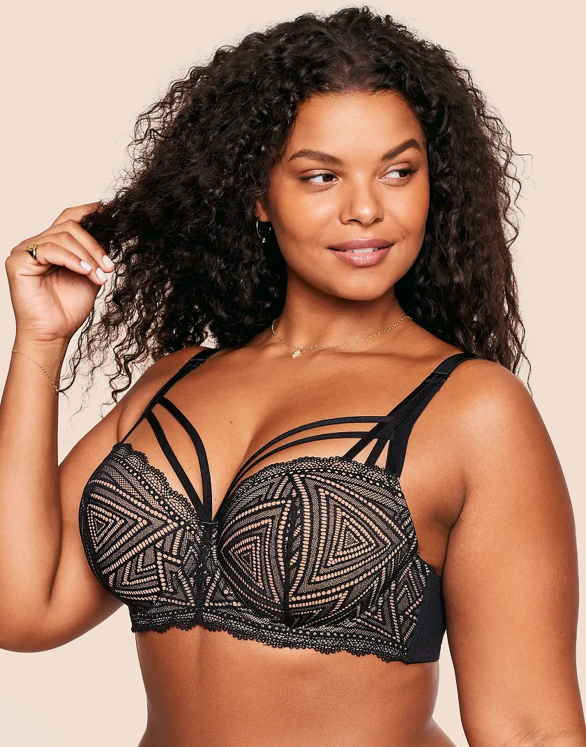 Trezza Black 2 Contour bra bundle Model 2