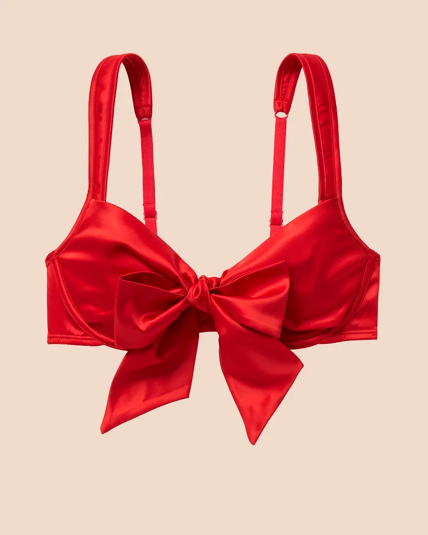Gynger Dark Red 2 Unlined bra bundle Still 3