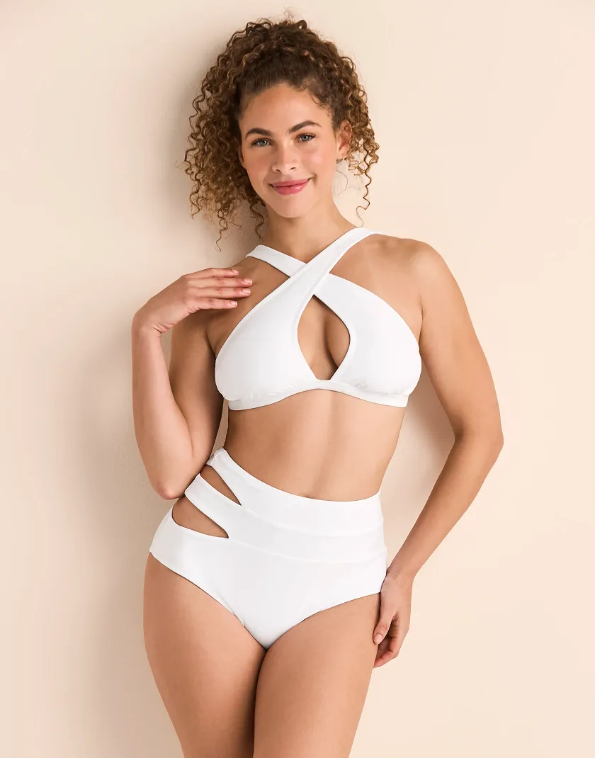 Demi White 2 Contour swimwear bundle Model 10