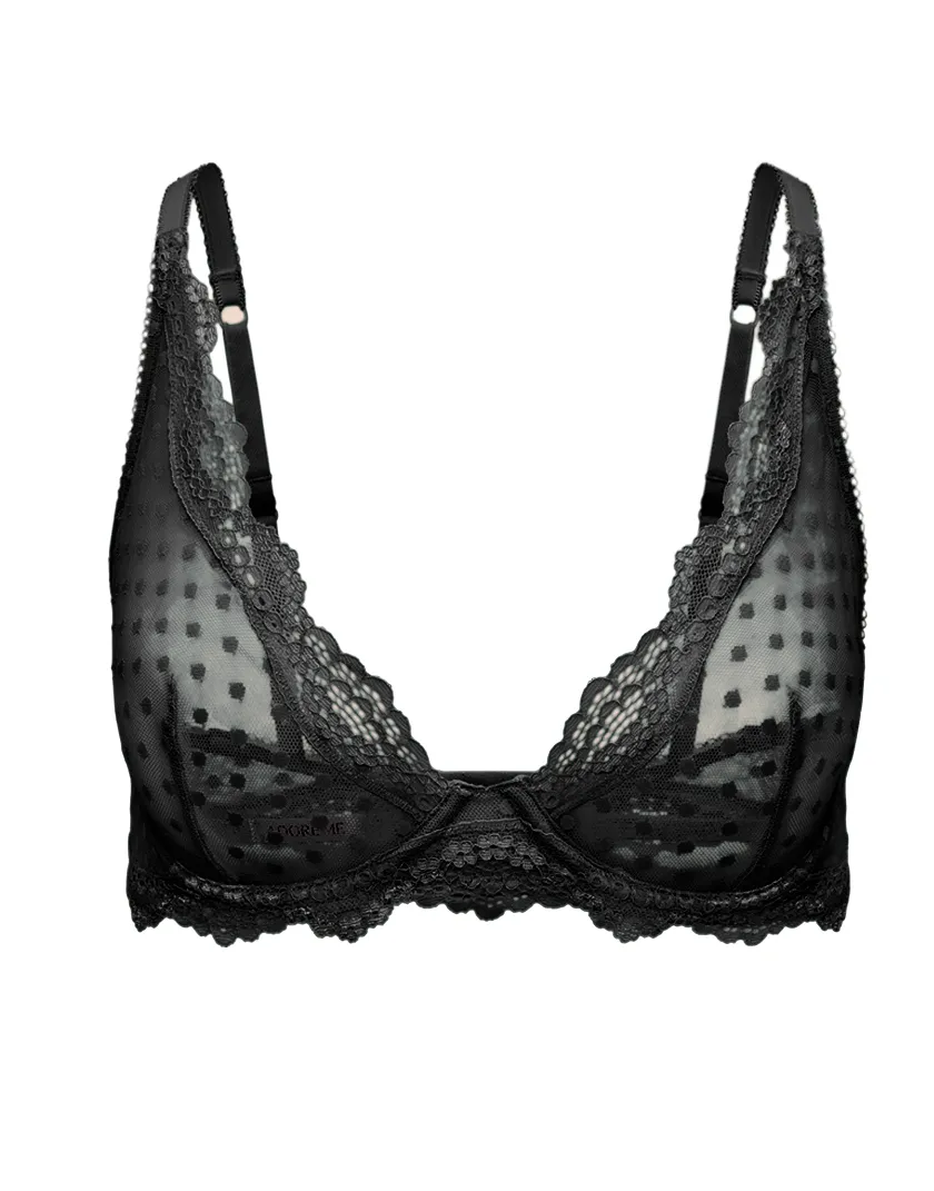Ambre Black 2 Unlined bra bundle Still 4