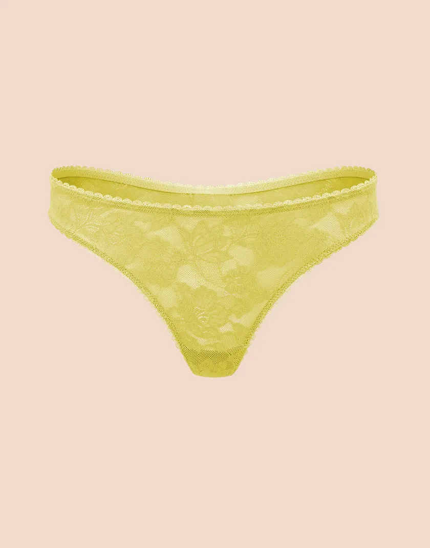 Delany Thong Light Yellow panty bundle Still 3