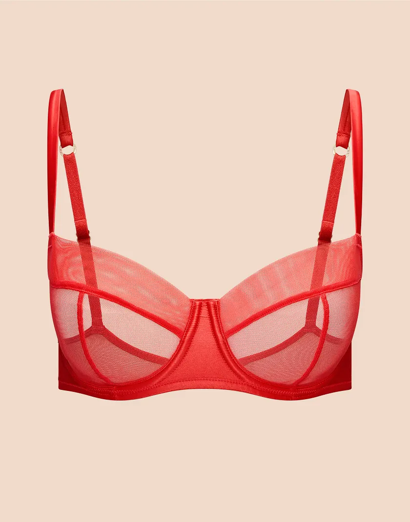 Brittani Dark Orange 2 Unlined bra bundle Still 5
