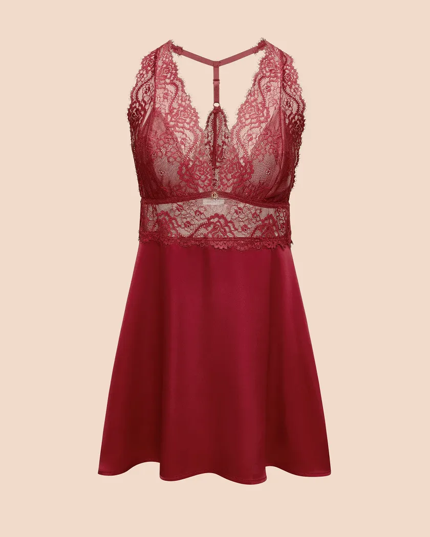 Galilea Dark Red lingerie bundle Still 3