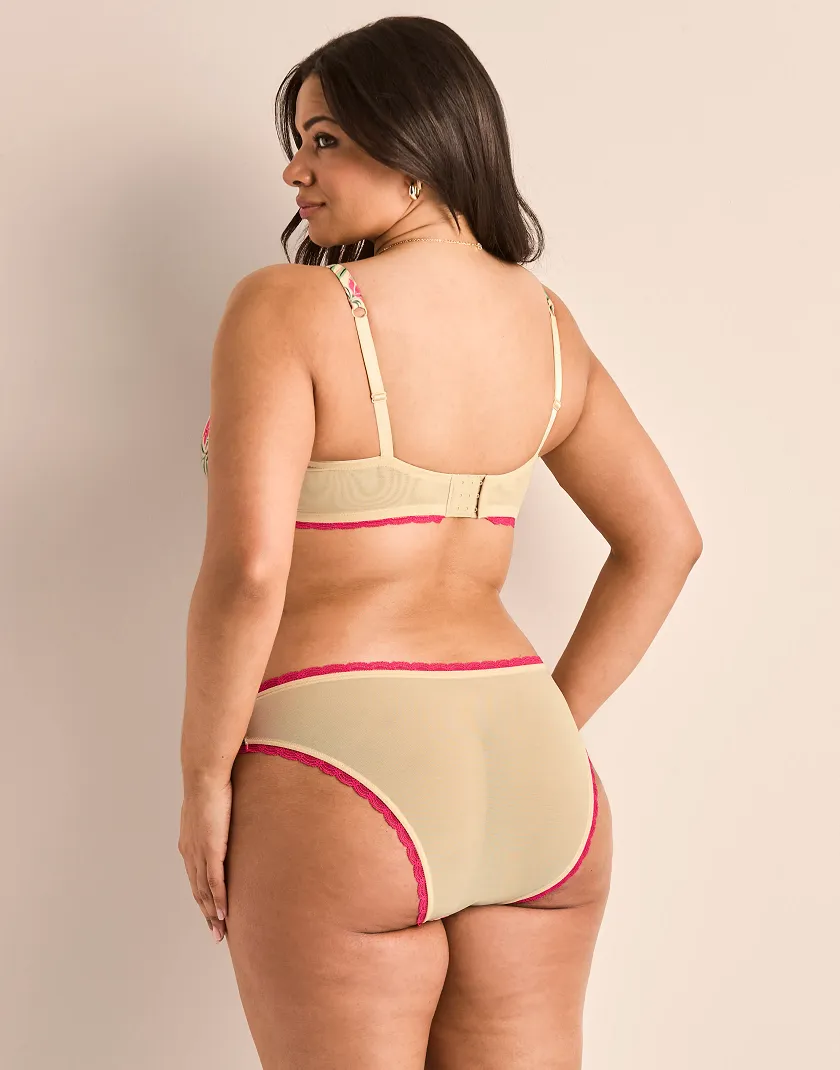 Elsie Tropical Beige 2 Contour bra bundle Model 9