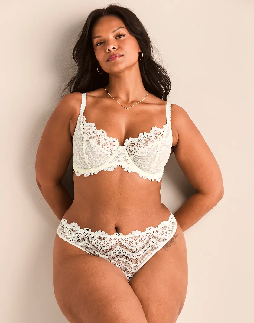 Farrah Light White 2 Unlined bra bundle Model 7