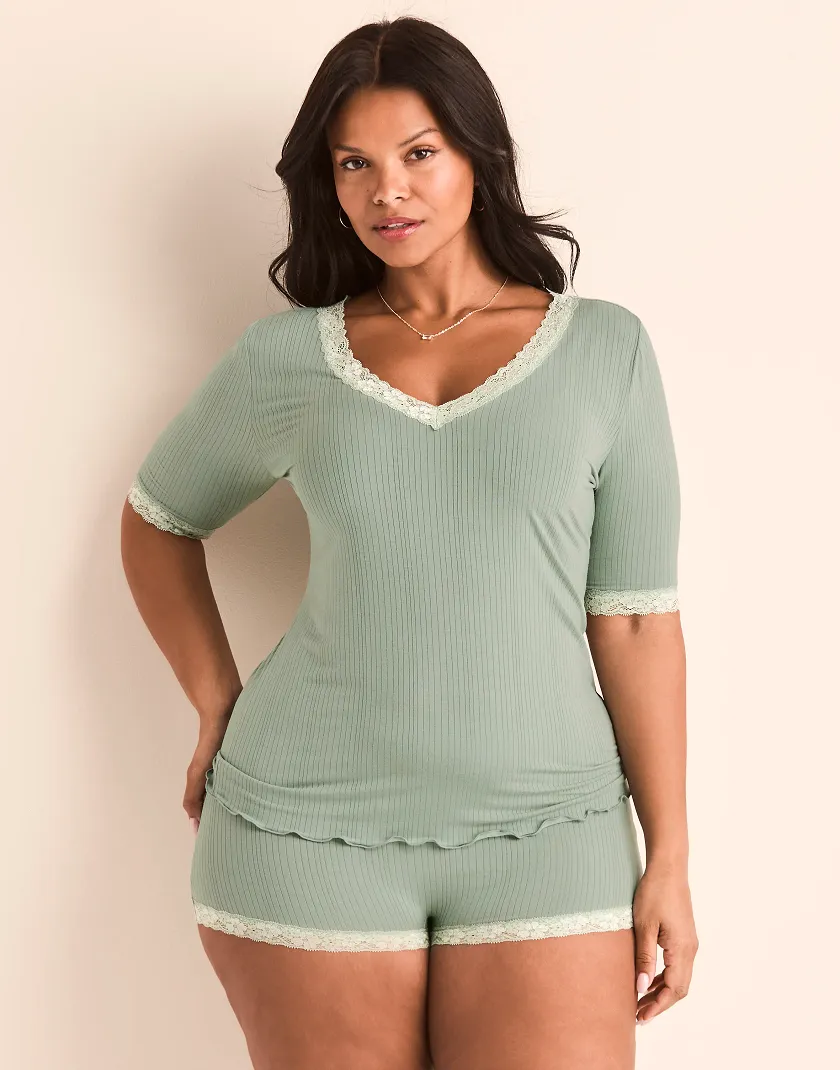 Roxie Medium Green lounge bundle Model 2