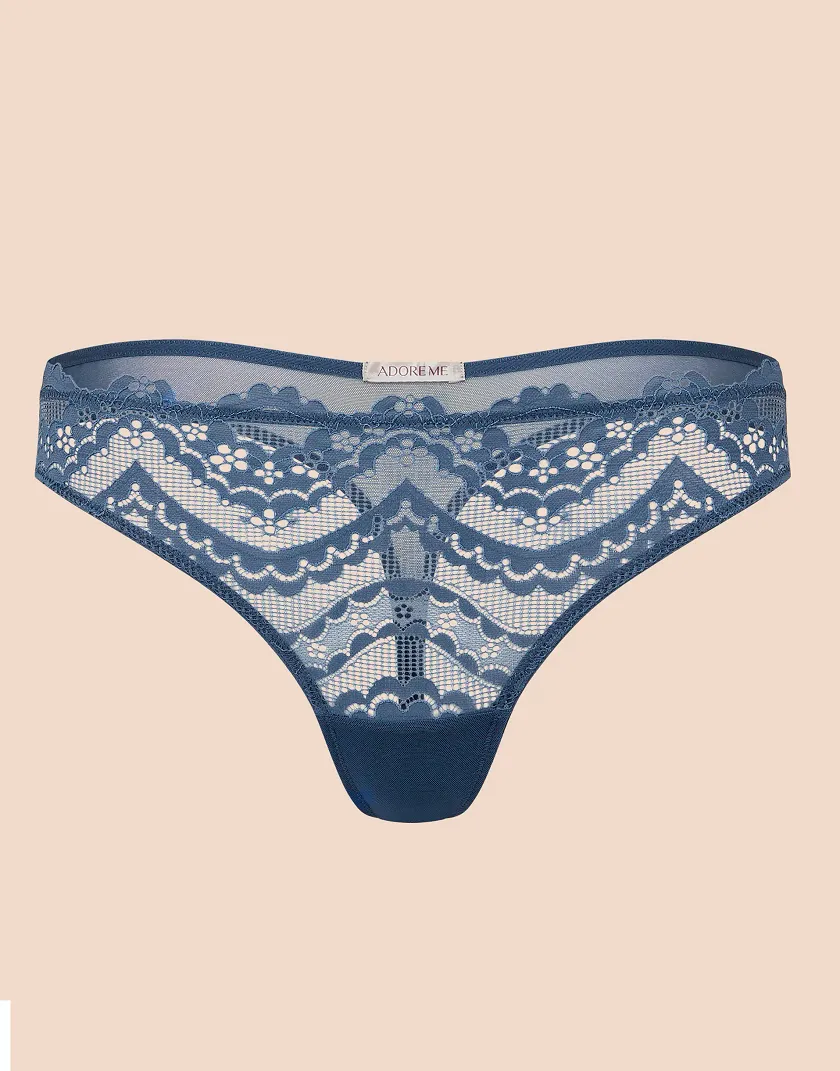 Farrah Thong Dark Blue panty bundle Still 3