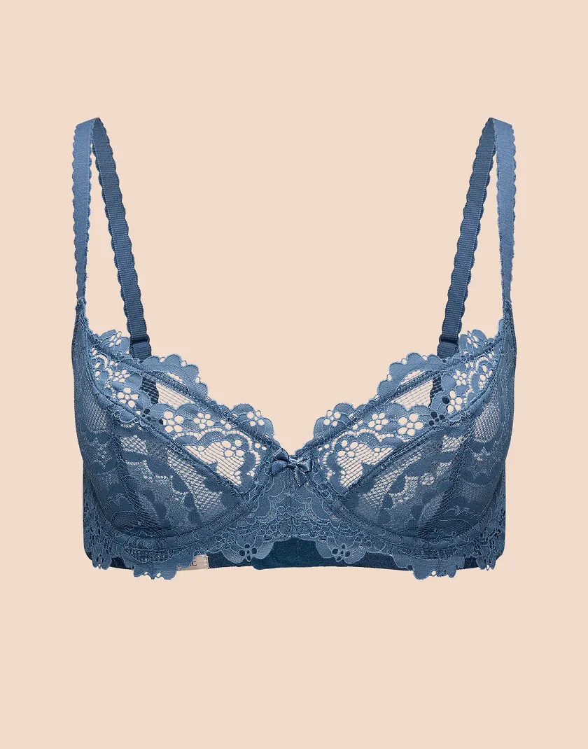 Farrah Dark Blue 2 Unlined bra bundle Still 3