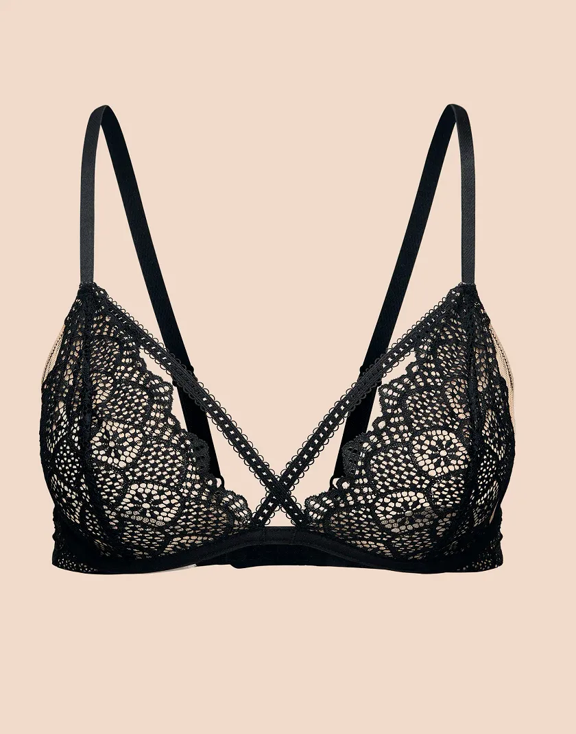 Giudi Black 2 Unlined bra bundle Still 3