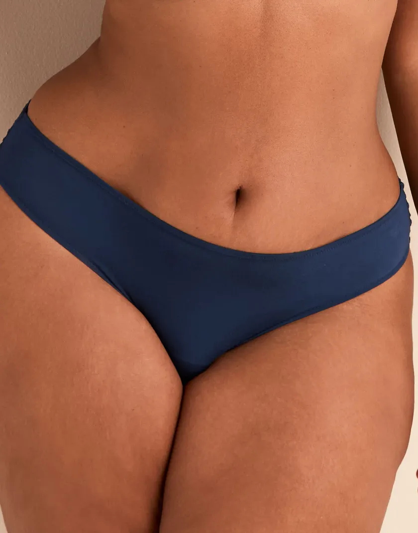 Teagan Bikini Dark Blue panty bundle Model 2