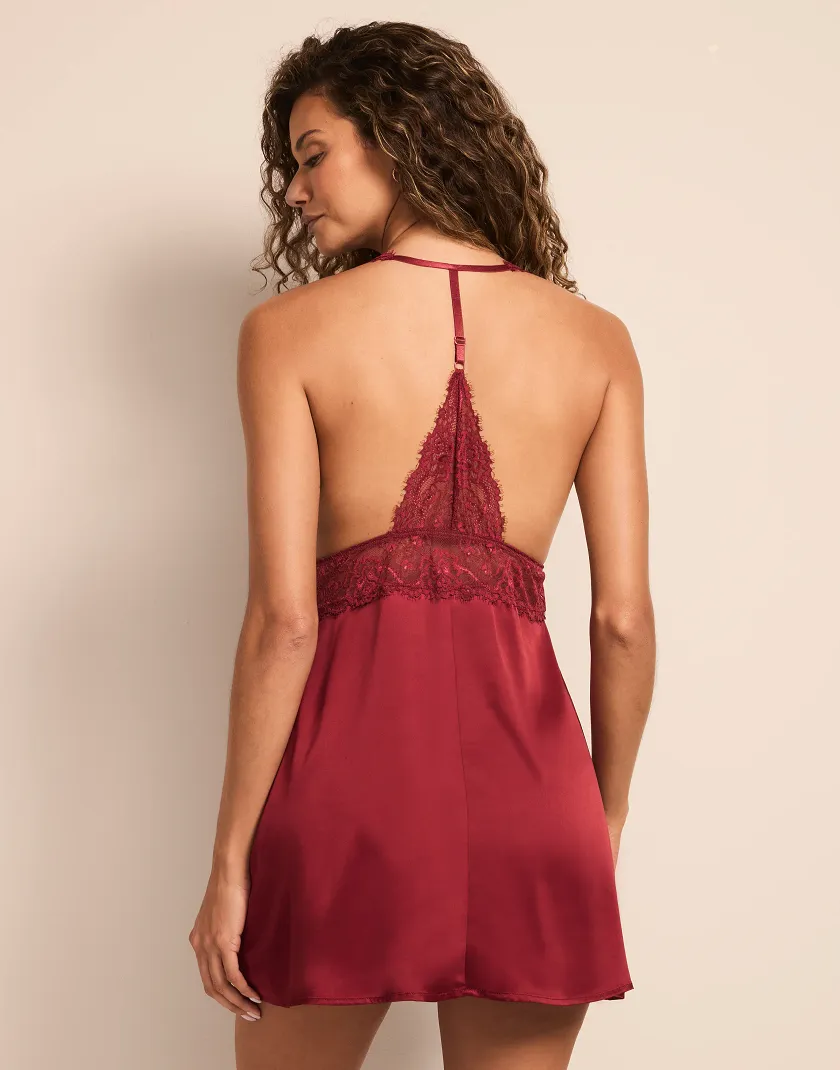 Galilea Dark Red lingerie bundle Model 5