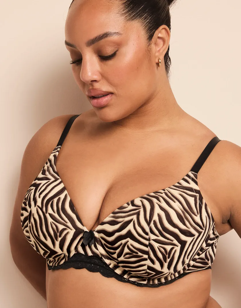 Nare Animal Beige 2 Contour bra bundle Model 6